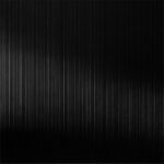 Panou JP-15-S Piano Black văzut frontal, caneluri verticale negre lucioase cu reflexii fine