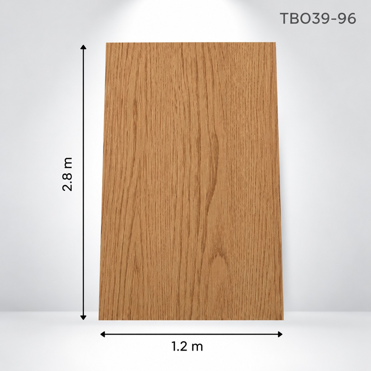 Panou decorativ TB039-96 Natural Honey Oak Panou decorativ TB039-96 Natural Honey Oak, stejar în tonuri de miere, cu cotele plăcii