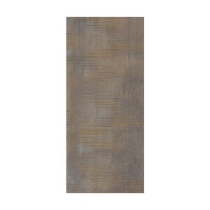 Placa întreagă Rocko R257 Casa Tigris, 2800 × 1230 mm, cu striații orizontale arămii pe fond gri-maro