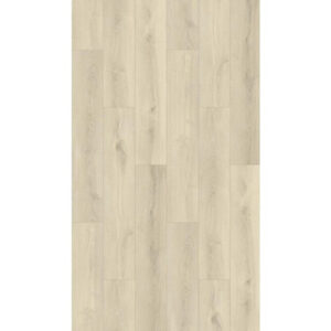 Parchet laminat Bella Casa Cerat 60093, plăci în decor de lemn crem deschis cu fibră lungă, vedere de sus