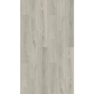 Parchet laminat Bella Casa Cerat 60094, plăci în decor de lemn gri deschis cu fibră lungă, vedere de sus