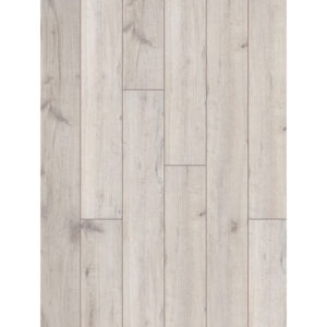Parchet laminat Classen Adventure 62593, plăci înguste cu decor de stejar gri deschis, cu noduri
