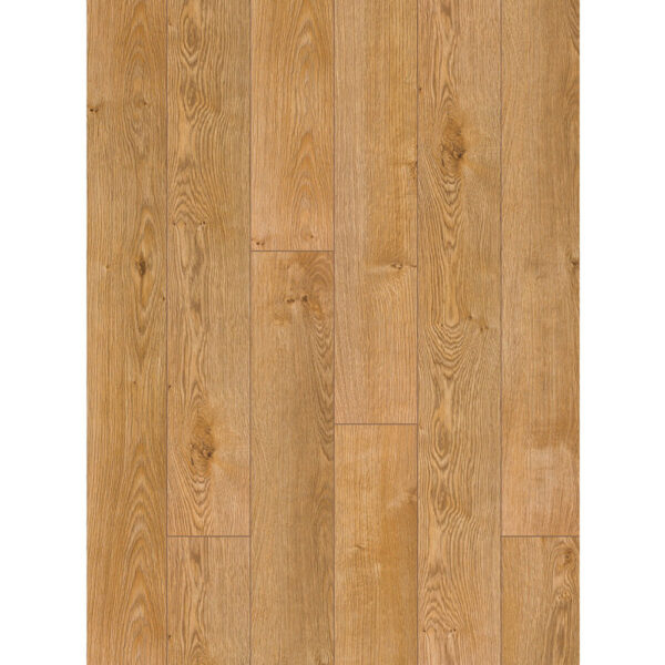 Parchet laminat Classen Adventure 62594, plăci în decor de lemn auriu cu noduri, vedere de sus