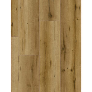 Parchet laminat Classen Arteo 54830, plăci extralate în decor de lemn maro nuc cu noduri, vedere de sus