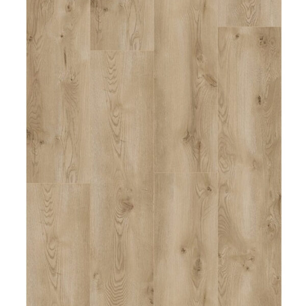 Parchet laminat Classen Evolution 63112, plăci extralate în decor de lemn natural deschis cu noduri, vedere de sus