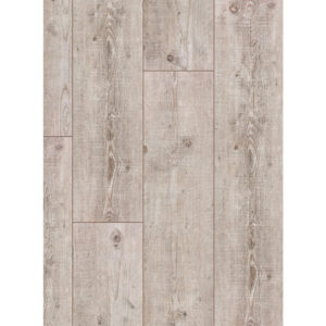 Parchet laminat Classen Harmony 55857, plăci extralate în decor de lemn gri-bej cu noduri și urme de ferăstrău