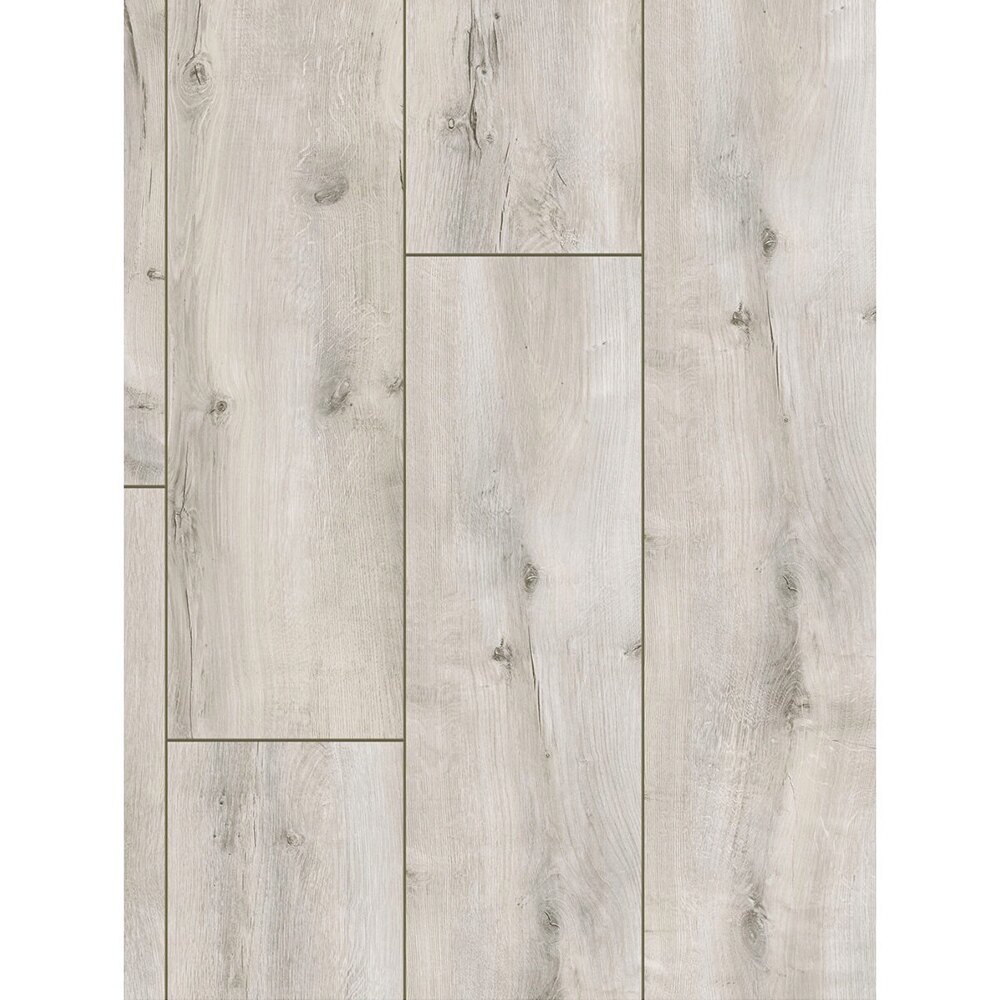 Parchet Classen Harmony 55956, decor Parchet laminat Classen Harmony 55956, plăci late cu decor de stejar alb-gri, cu noduri și fibră fină