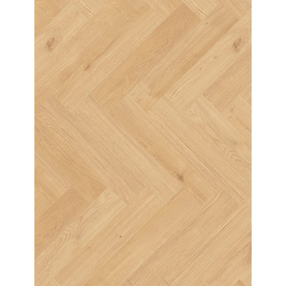 Classen Herringbone Manor 62705, montaj în spic Parchet laminat Classen Herringbone Manor 62705, plăci montate în spic, decor de stejar deschis, vedere de sus