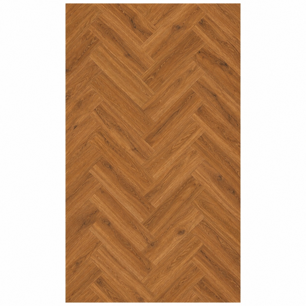 Classen Herringbone Manor 62708, stejar coniac în spic Parchet laminat Classen Herringbone Manor 62708 în spic, stejar în ton cald de coniac, vedere de sus