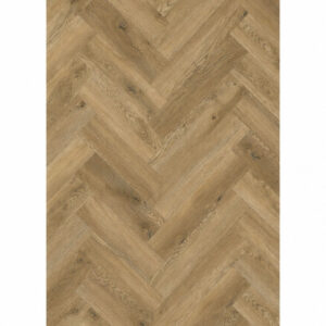 Parchet laminat Classen Herringbone Ville 63264 montat în spic, stejar natural cu noduri, vedere de sus