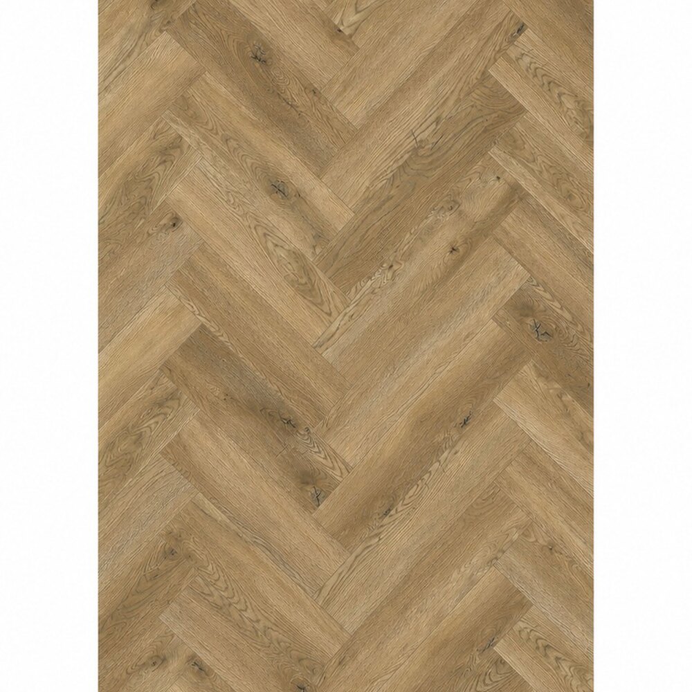 Classen Herringbone Ville 63264, stejar natural în spic Parchet laminat Classen Herringbone Ville 63264 montat în spic, stejar natural cu noduri, vedere de sus