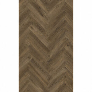 Parchet laminat Classen Herringbone Ville 63265 în spic, stejar închis maro-cafea cu nuanțe gri, vedere de sus