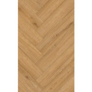 Parchet laminat Classen Herringbone Ville 63271 în spic, stejar auriu în ton de miere, vedere de sus