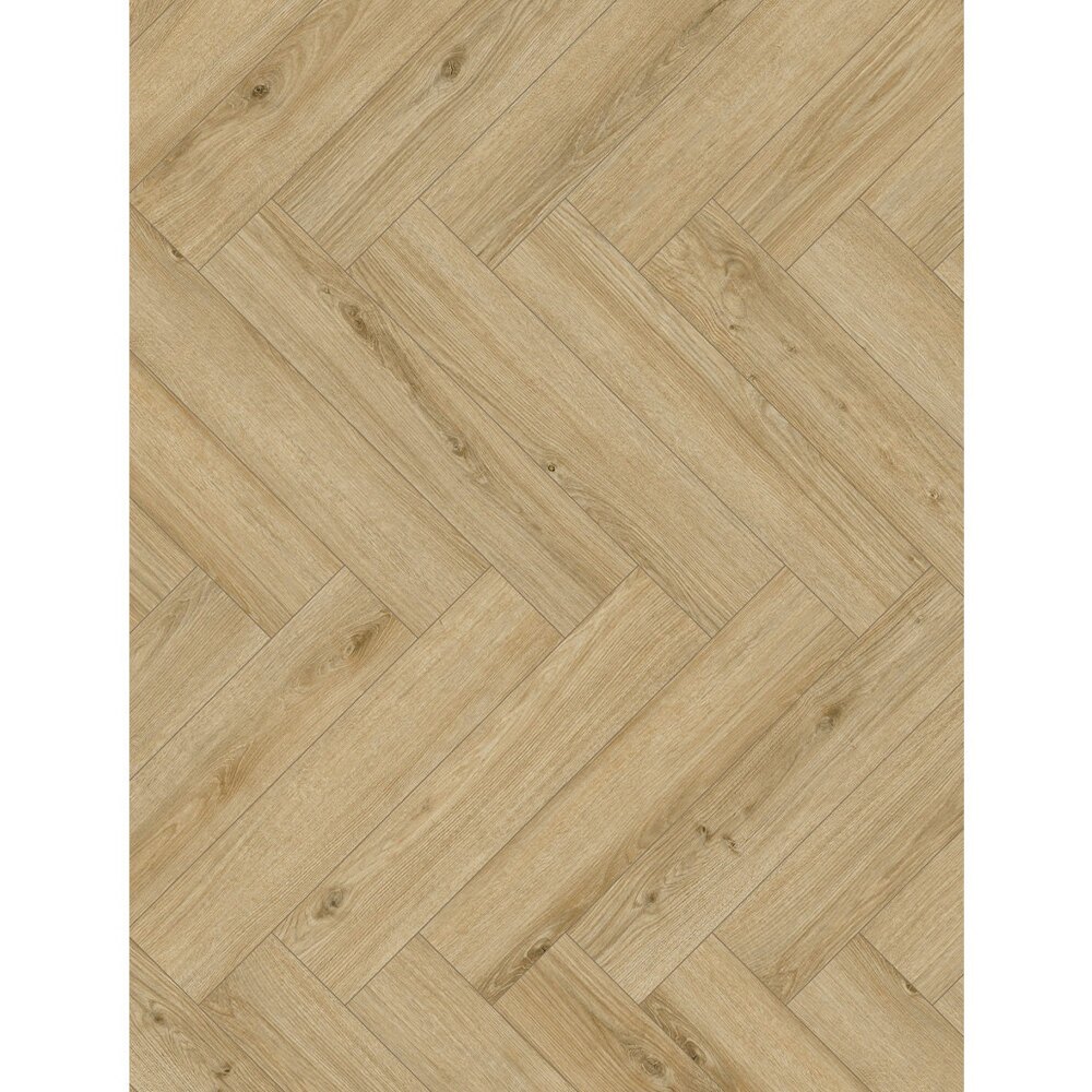 Parchet Classen Herringbone Ville 63272 Parchet laminat Classen Herringbone Ville 63272 montat în spic, decor de stejar natural cu noduri