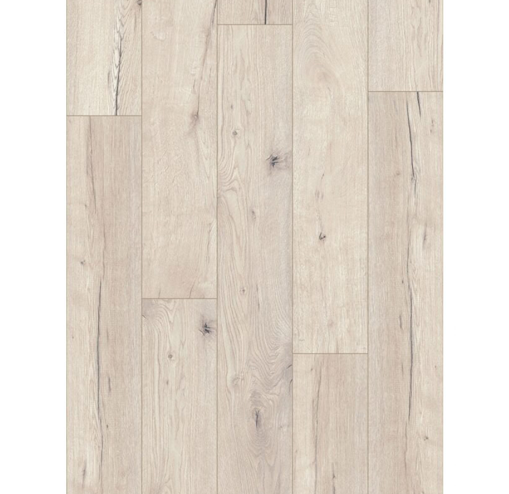 Classen Story 53343, lemn crem, decor Parchet laminat Classen Story 53343, decor de lemn crem cu noduri și fisuri fine, vedere de sus