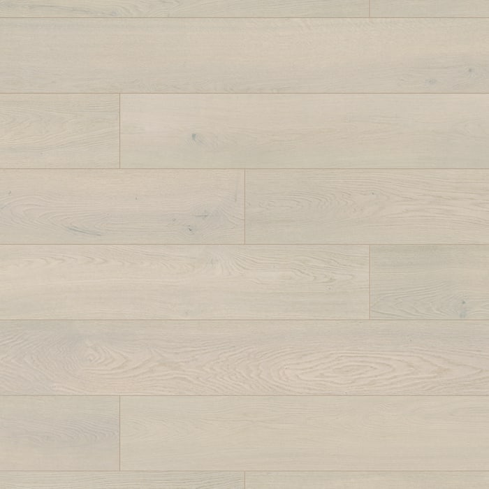 Parchet laminat Krono Stejar Alpaca K667, plăci crem deschis cu fibră fină, montate decalat Parchet laminat Krono Stejar Alpaca K667, plăci crem deschis cu fibră fină, montate decalat