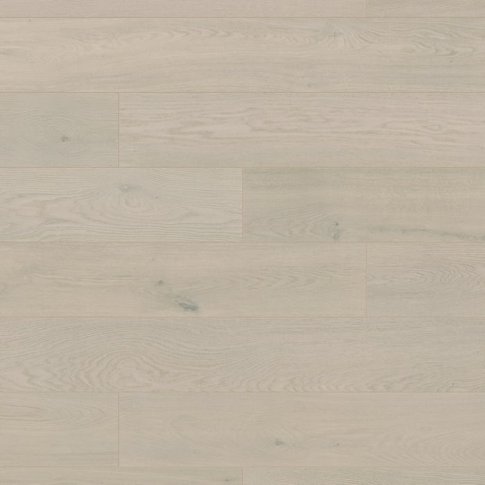 Parchet laminat Krono Stejar Mist K668, plăci deschise cu reflexe gri, așezate decalat Parchet laminat Krono Stejar Mist K668, plăci deschise cu reflexe gri, așezate decalat