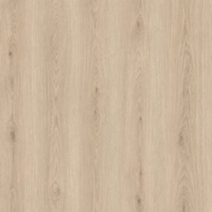 Parchet SPC Eco 881817 cu decor de stejar natural deschis și noduri mici, vedere de aproape