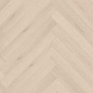 Parchet SPC Herringbone 81888 cu decor de lemn deschis, plăci așezate în spic, vedere de sus