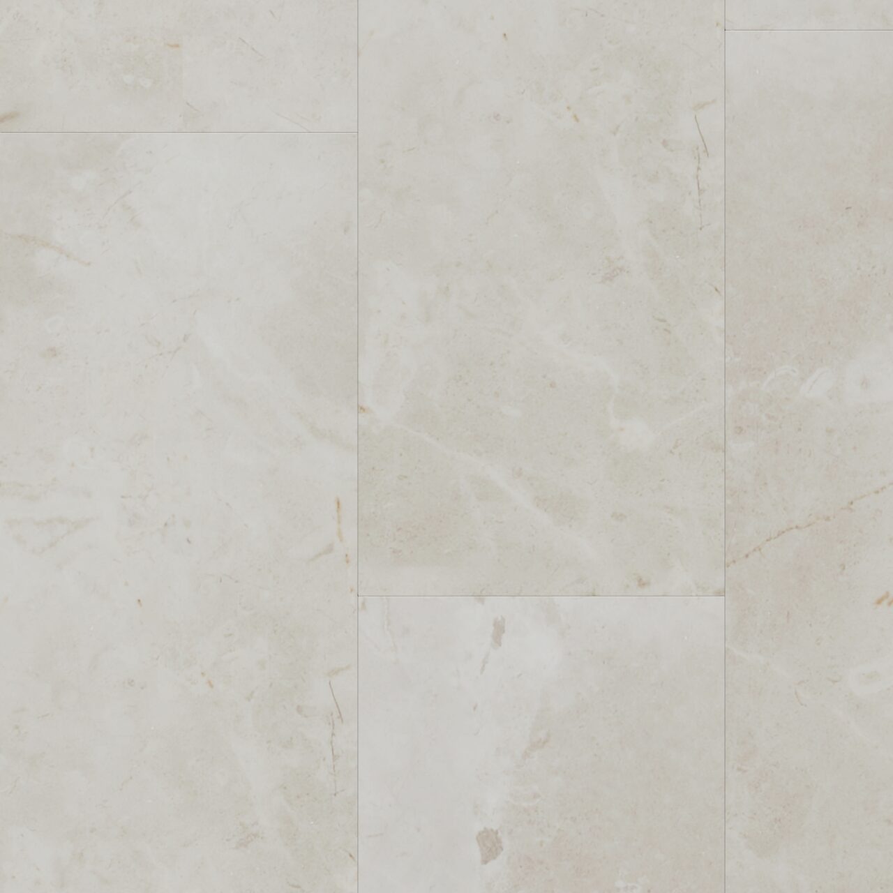 Parchet SPC Luxury 22101, piatră crem, vedere de sus Parchet SPC Luxury 22101 cu aspect de piatră crem cu vine fine, plăci de 30 × 60 cm, vedere de sus