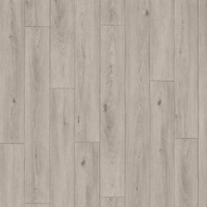 Parchet SPC Luxury 861355 gri, plăci cu decor de stejar și noduri, vedere de sus