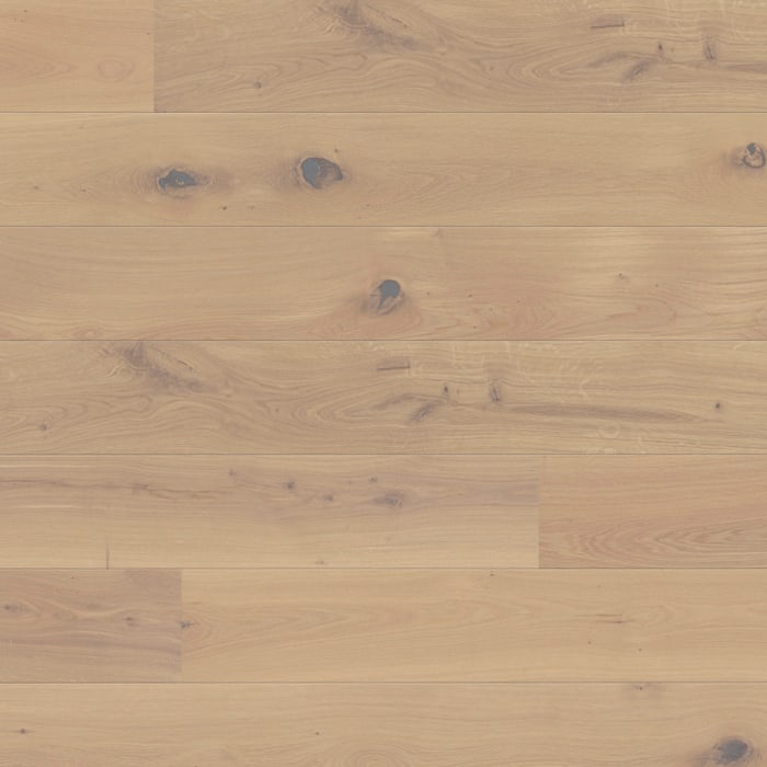 Parchet Tilo Marcanto Trend stejar Weiss văzut de sus, plăci deschise cu noduri închise Parchet Tilo Marcanto Trend stejar Weiss văzut de sus, plăci deschise cu noduri închise