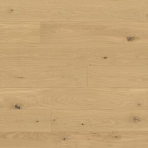 Parchet Eurowood Stejar Eisberg uleiat, plăci crem deschis cu noduri mici, văzute de sus