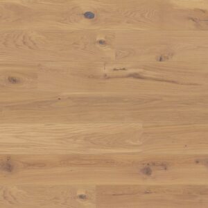 Parchet Eurowood Stejar Wusten lăcuit mat, plăci bej-maronii cu noduri mici, văzute de sus
