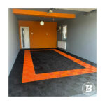 Pardoseală modulară pentru garaj și Ateliere detailing - Portocalie
