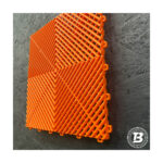 Pardoseală modulară pentru garaj și Ateliere detailing - Portocalie — imaginea 5
