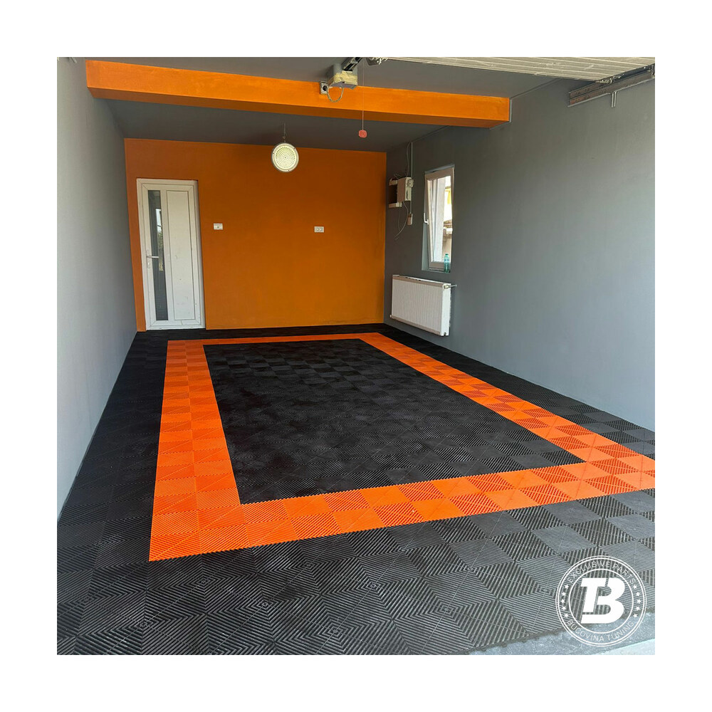 Pardoseală modulară pentru garaj și Ateliere detailing - Portocalie Pardoseală modulară pentru garaj și Ateliere detailing - Portocalie