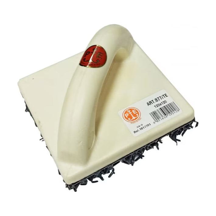 Perie tampon Pavan de 120 × 120 mm, cu mâner și fibre sintetice negre Perie tampon Pavan de 120 × 120 mm, cu mâner și fibre sintetice negre