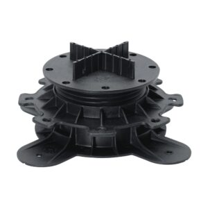 Picior reglabil Lifto pentru dale de piatră, 50–80 mm, cu cruce distanțier pe capul rotund pentru rosturile dintre dale