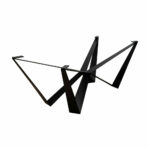 Picior metal tip W, negru — imaginea 6