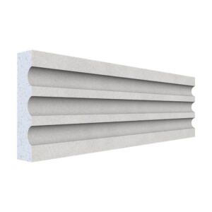 Pilastru canelat polistiren A-103, 200 x 10 x 2,5 cm, pentru fațadă