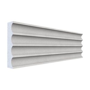 Pilastru canelat polistiren A-104, 200 x 10 x 2,5 cm, pentru fațadă