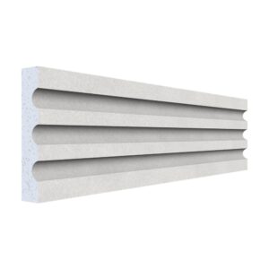 Pilastru canelat polistiren A-203, 200 x 12,5 x 2,5 cm, pentru fațadă