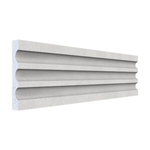 Pilastru canelat polistiren A-301, 200 x 16 x 2,5 cm, pentru fațadă