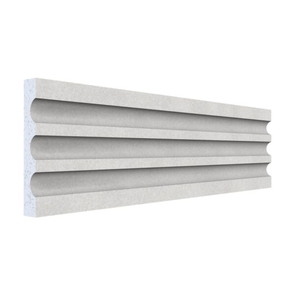 Pilastru canelat polistiren A-301, 200 x 16 x 2,5 cm, pentru fațadă