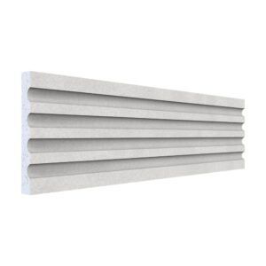 Pilastru canelat polistiren A-308, 200 x 19 x 2,5 cm, pentru fațadă