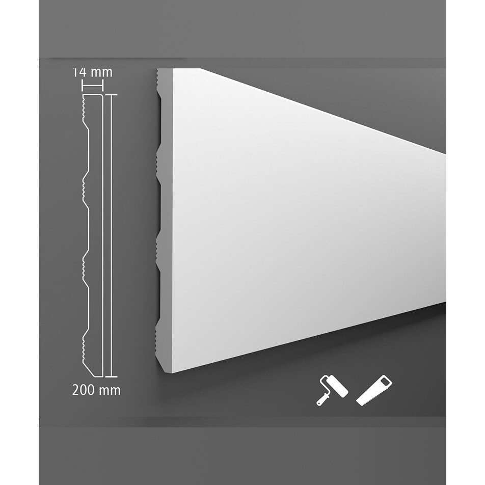 Plintă decorativă din polimer dur BIP-009, 240x20x1,4 cm Plintă decorativă din polimer dur BIP-009, 240x20x1,4 cm