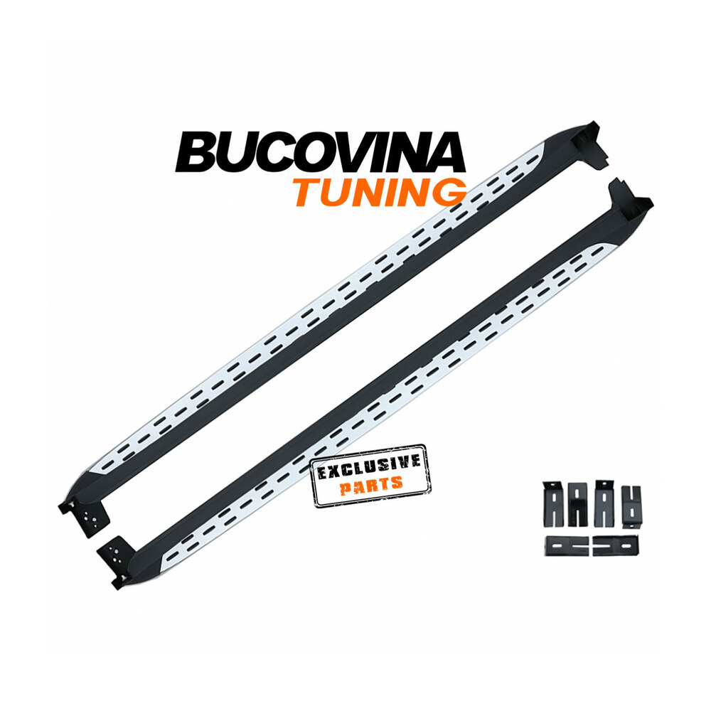 Praguri laterale aluminiu compatibile cu Hyundai Kona (17-20) Praguri laterale aluminiu compatibile cu Hyundai Kona (17-20)