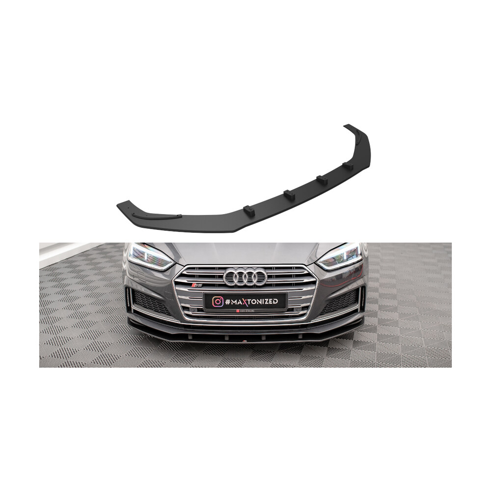 Prelungire bară față compatibilă cu Audi A5/S5 F5 (17-19) Maxton Design Prelungire bară față compatibilă cu Audi A5/S5 F5 (17-19) Maxton Design