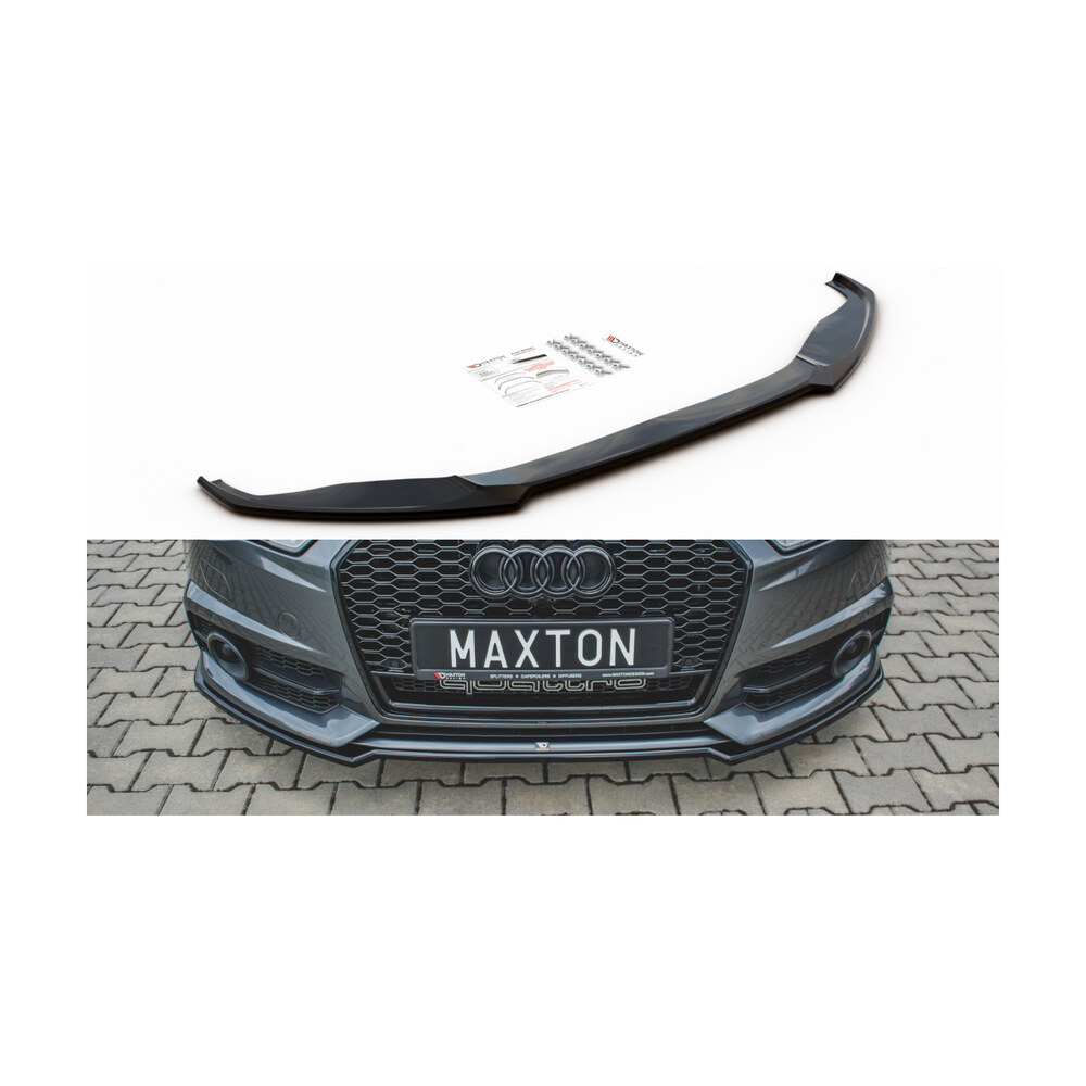 Prelungire bară față compatibilă cu Audi A6 S-line/S6 4G (15-18) Maxton Design Prelungire bară față compatibilă cu Audi A6 S-line/S6 4G (15-18) Maxton Design
