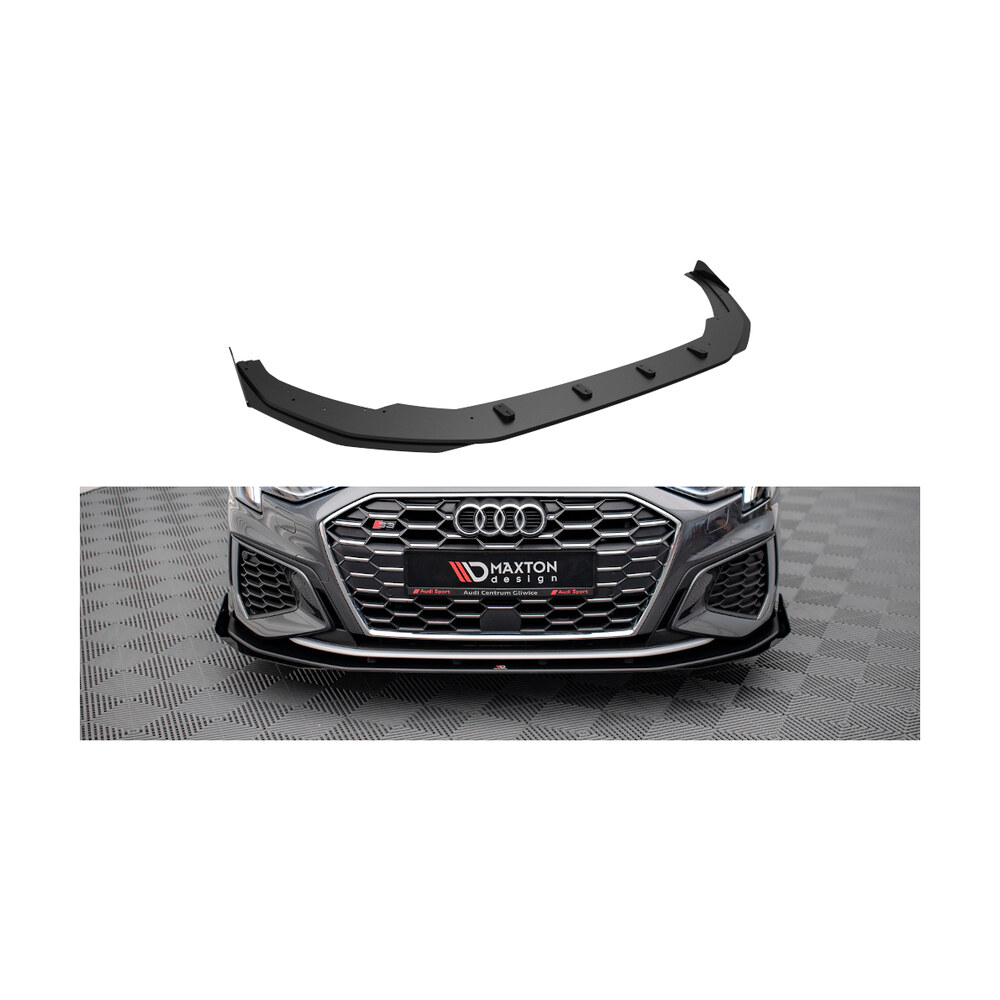 Prelungire bară față compatibilă cu Audi S3 8Y (20-23) Maxton Design Prelungire bară față compatibilă cu Audi S3 8Y (20-23) Maxton Design