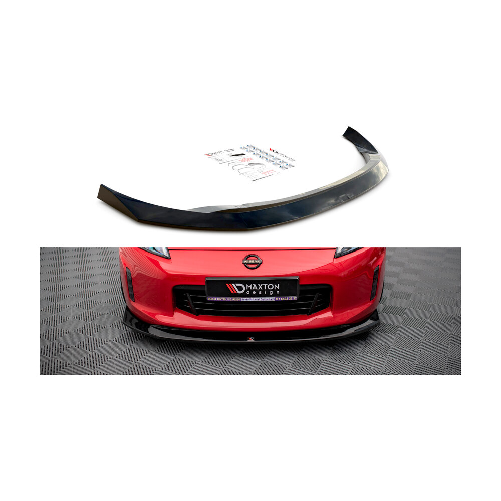 Prelungire bară față compatibilă cu Nissan 370Z (12-20) Maxton Design Prelungire bară față compatibilă cu Nissan 370Z (12-20) Maxton Design