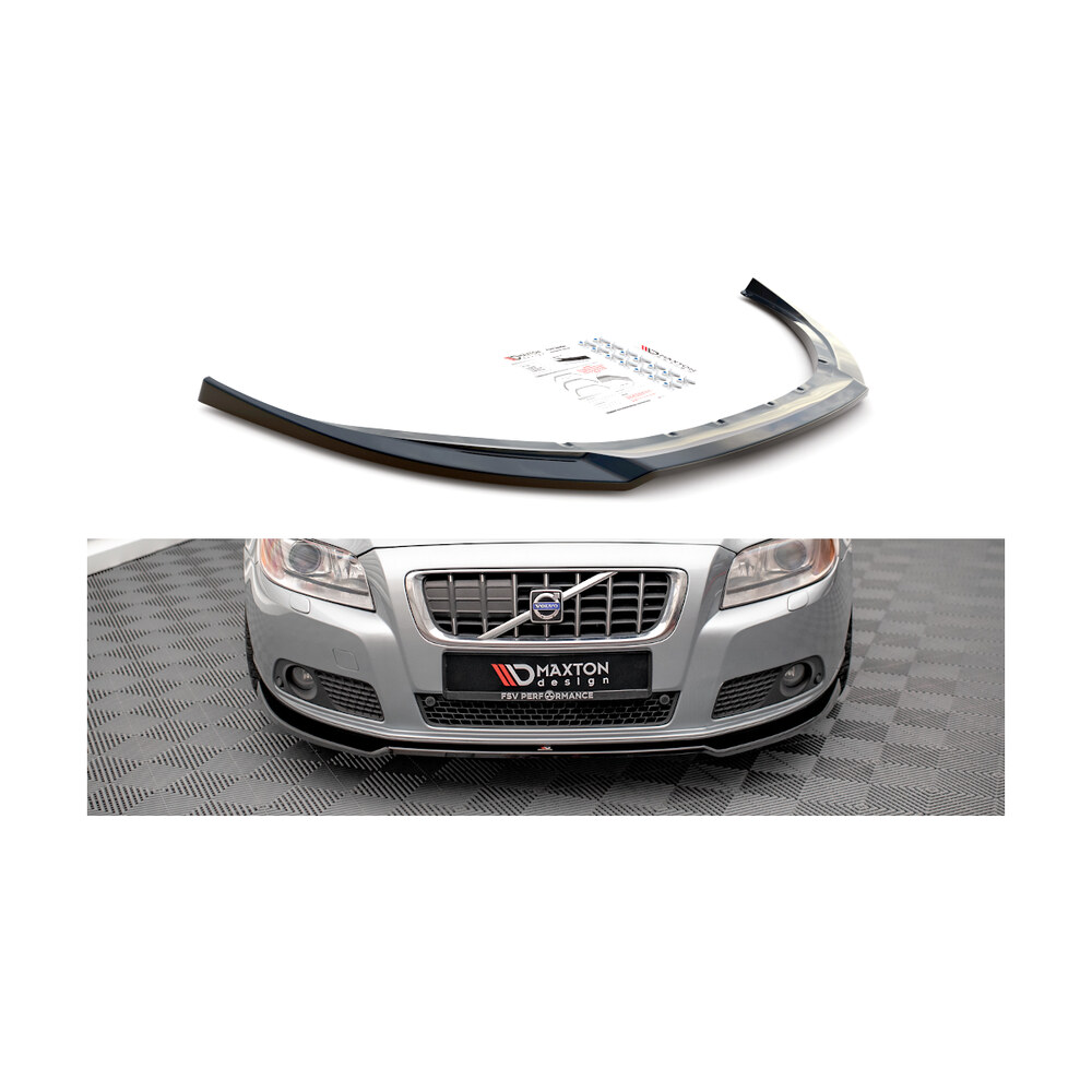 Prelungire bară față compatibilă cu Volvo V70 (07-13) V.1 Maxton Design Prelungire bară față compatibilă cu Volvo V70 (07-13) V.1 Maxton Design