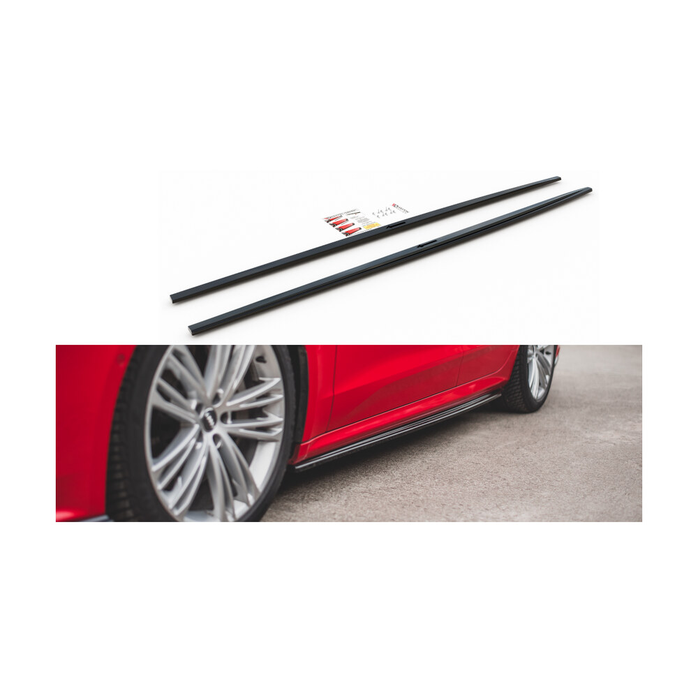 Prelungiri praguri compatibile cu Audi A7 C8 S-line (18-21) Maxton Design Prelungiri praguri compatibile cu Audi A7 C8 S-line (18-21) Maxton Design