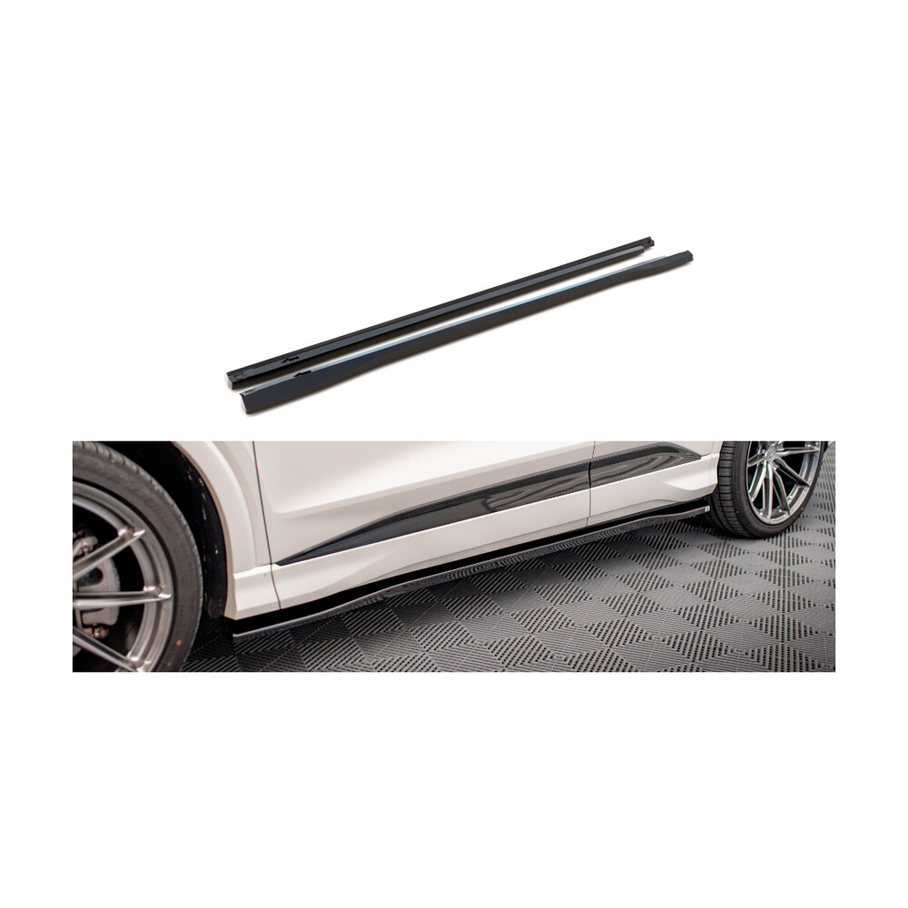 Prelungiri praguri compatibile cu Audi Q4 E-Tron Sportback (21-23) Maxton Design Prelungiri praguri compatibile cu Audi Q4 E-Tron Sportback (21-23) Maxton Design