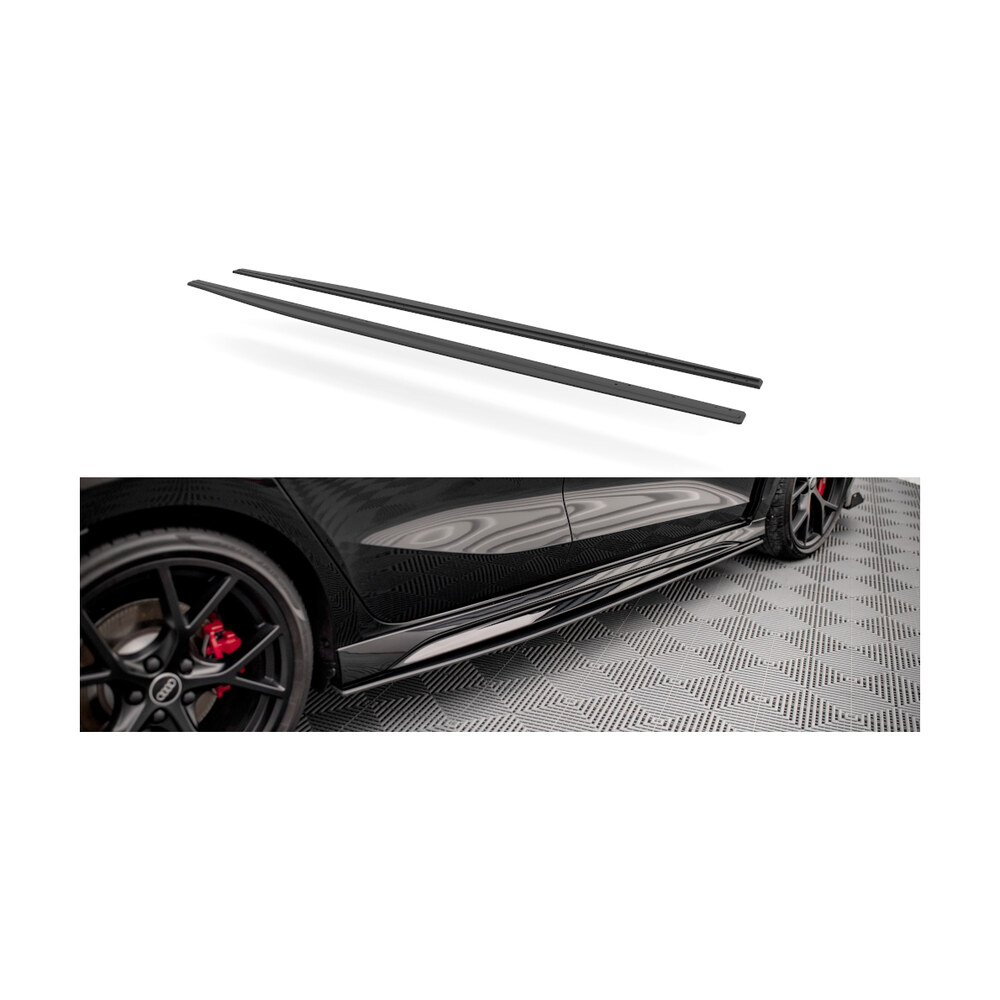 Prelungiri praguri compatibile cu Audi RS3 Sportback 8Y (20-23) V.1 Maxton Design Prelungiri praguri compatibile cu Audi RS3 Sportback 8Y (20-23) V.1 Maxton Design